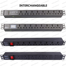 19 Inch Interchangeable Type Universal Socket Network Cabinet and Rack PDU (1)